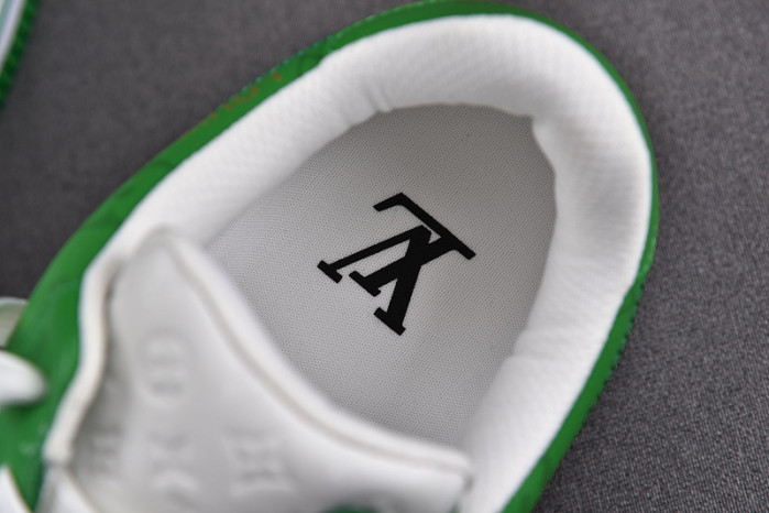 nike low air force 1 x green white