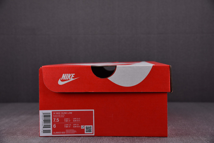 nike dunk low pink foam black dj9955-600