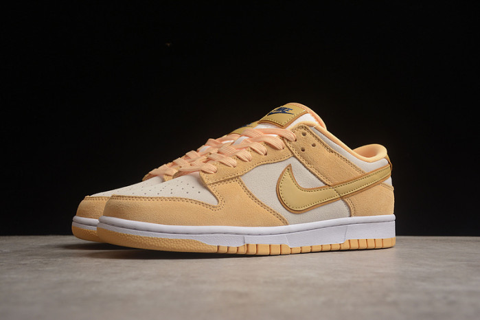 nike dunk low gold suede dv7411-200