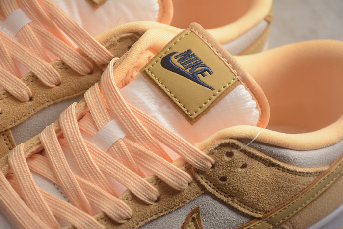 nike dunk low gold suede dv7411-200