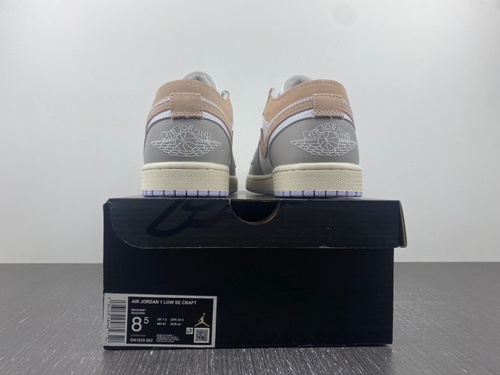 air jordan 1 low se craft inside out tech grey dn1635-002