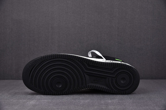 nike low air force 1 x black white