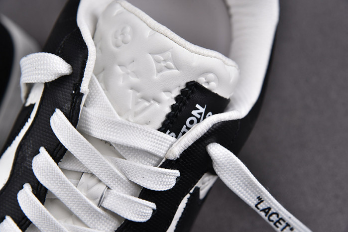 nike low air force 1 x black white