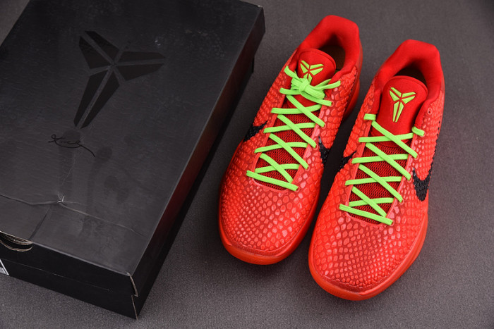 nike kobe 6 vi reverse grinch fv4921-600
