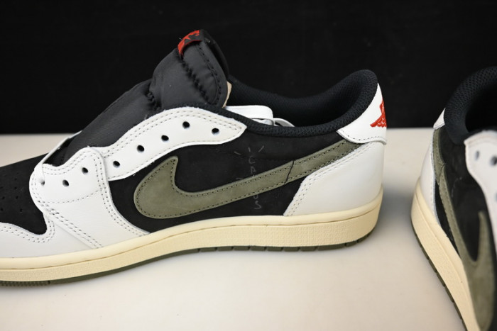 travis scott x air jordan 1 low og olive dz4137-106