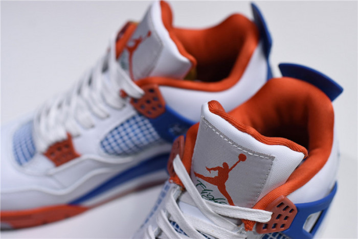 air jordan 4 white/bright crimson-royal blue 308497-171
