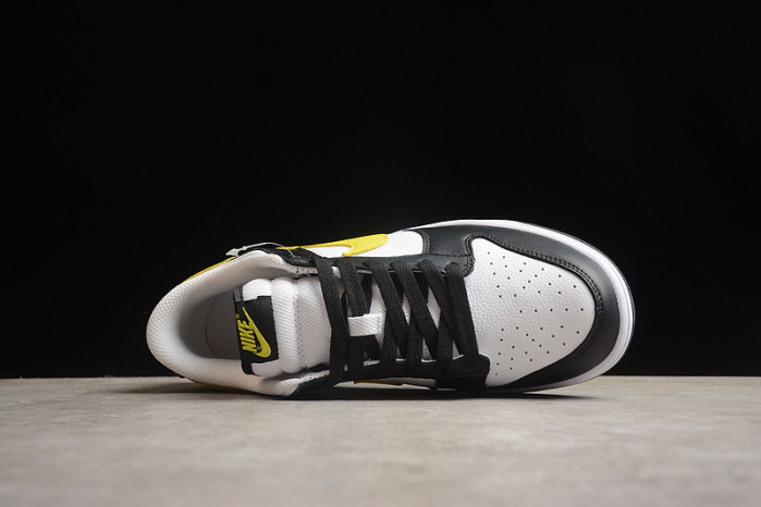 nike dunk low black yellow white fq2431-001