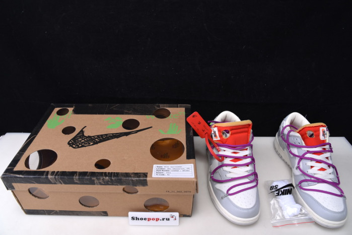 ofw x dunk low “45 of 50” dm1602-101