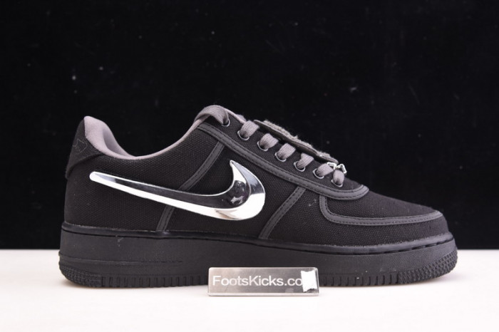 travis scott nike air force 1 black aq4211-001