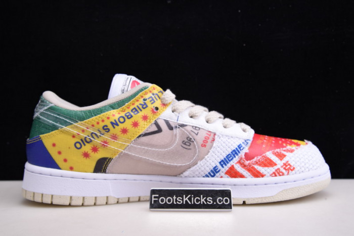 nike dunk low sp city market da6125-900