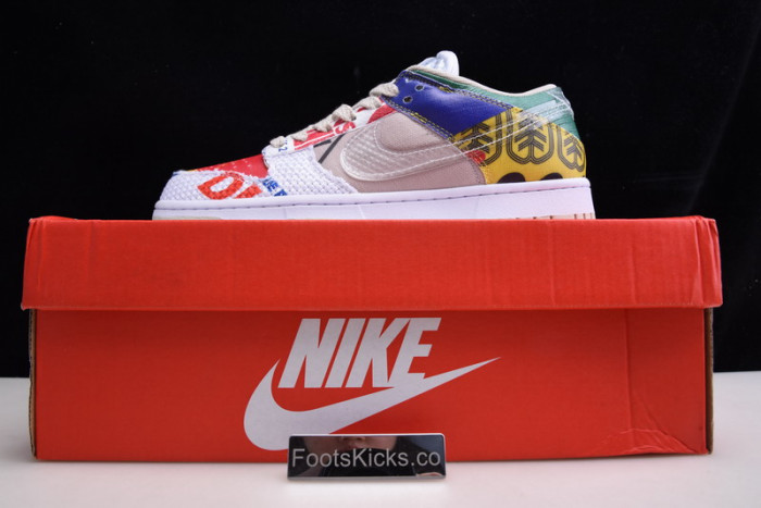 nike dunk low sp city market da6125-900