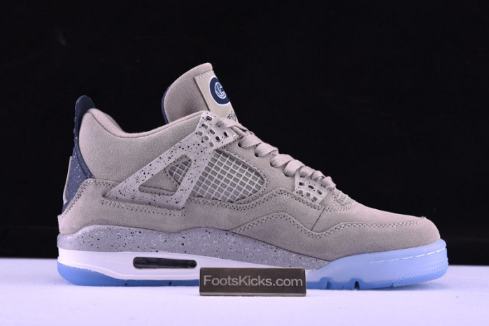 air jordan 4 retro pe grayness / white aj4-1043505