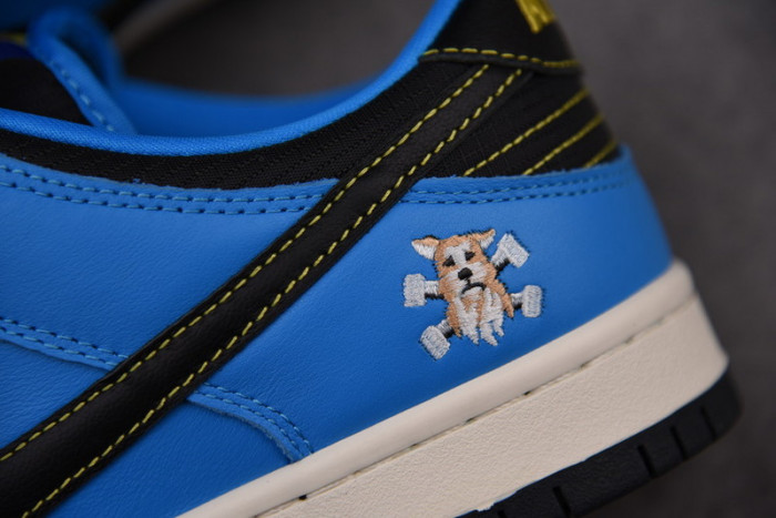 instant skateboards x nike sb dunk low cz5128-400