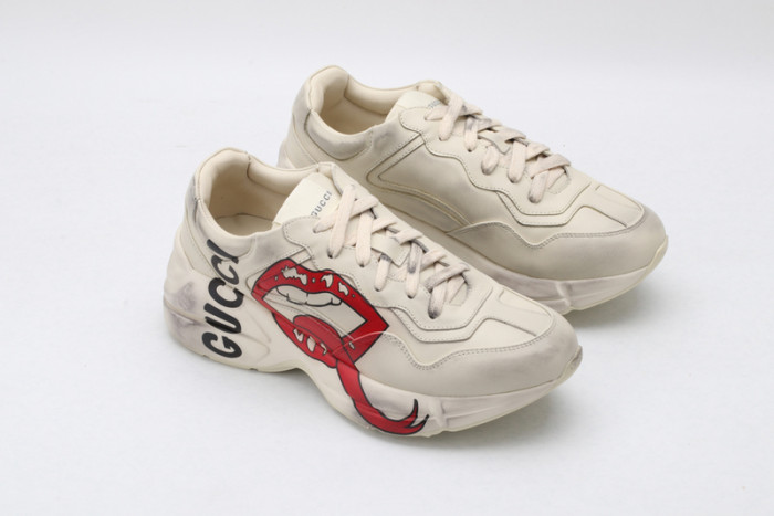 g*u*i rhyton vintage trainer sneaker 576965 drw00 9555