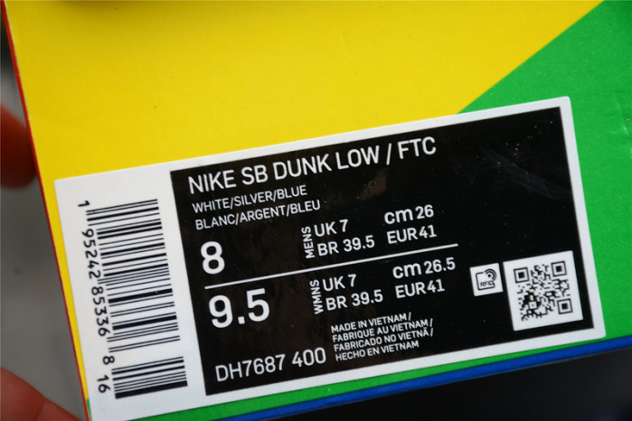 how the ftc x nike sb dunk low looks on-feet dh7687-400