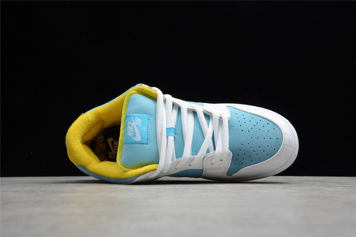 how the ftc x nike sb dunk low looks on-feet dh7687-400