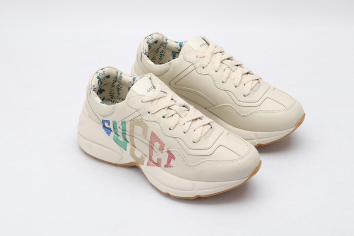 g*u*i rhyton vintage trainer sneaker 500876 drw00 9522