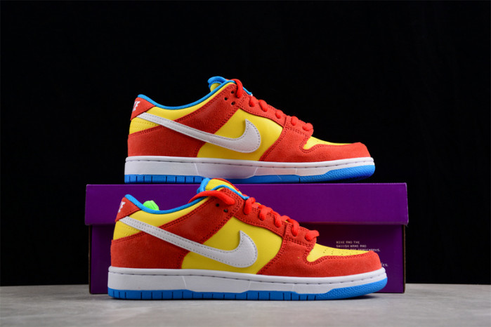 nike sb dunk low bart simpson bq6817-602