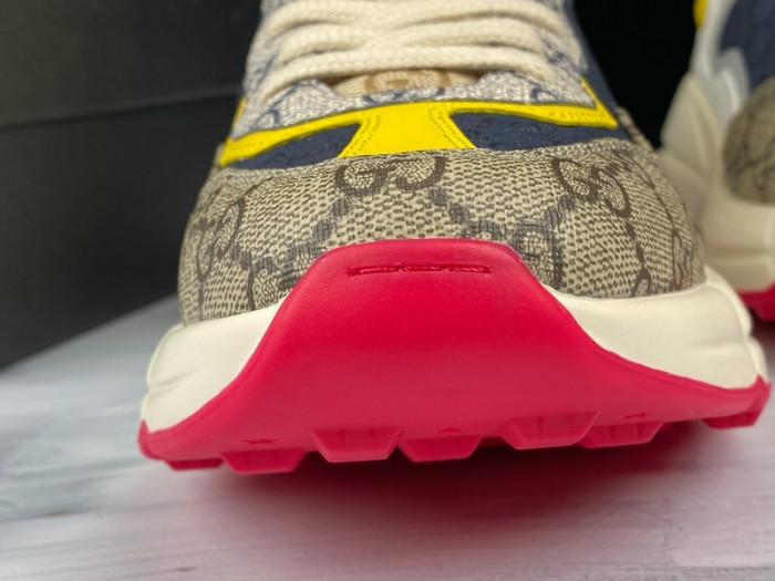 g*u*i rhyton vintage trainer sneaker 576965 drw00 9522