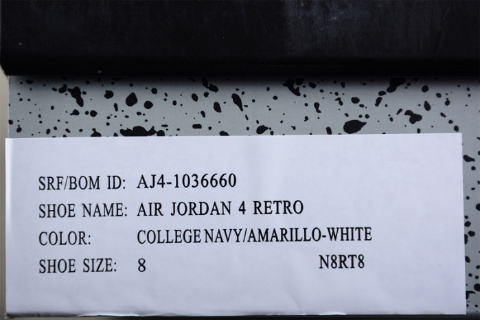 air jordan 4 retro michigan (pe) aj4-1036660