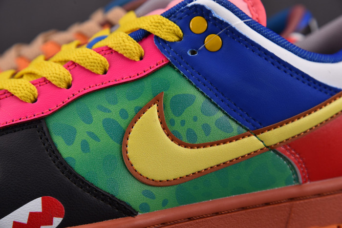 nike dunk low "what the S*per mario" custom dh0952-101