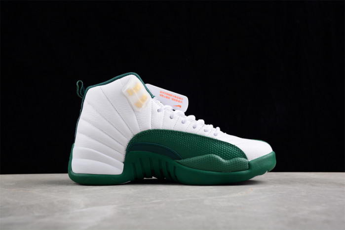 air jordan 12 white and green 136001-063