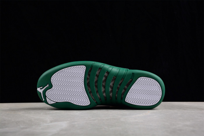 air jordan 12 white and green 136001-063