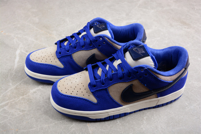nike dunk low lx blue suede dv7411-400