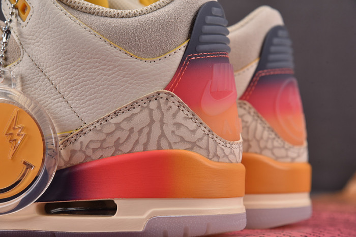j balvin x air jordan 3 "medellín sunset" fn0344-901