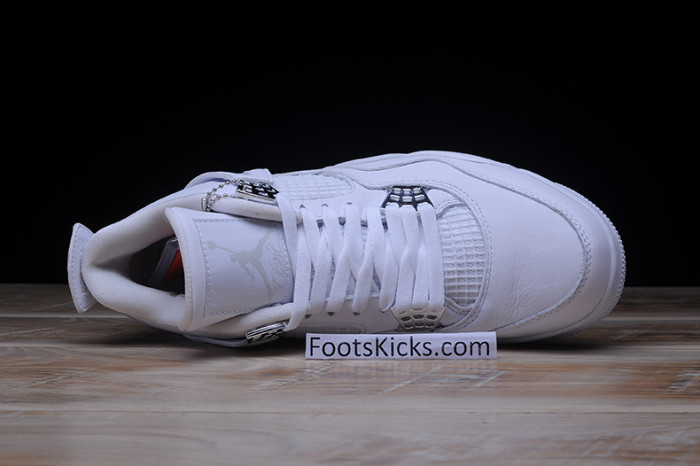 air jordan 4 retro “pure money” white 308497-100